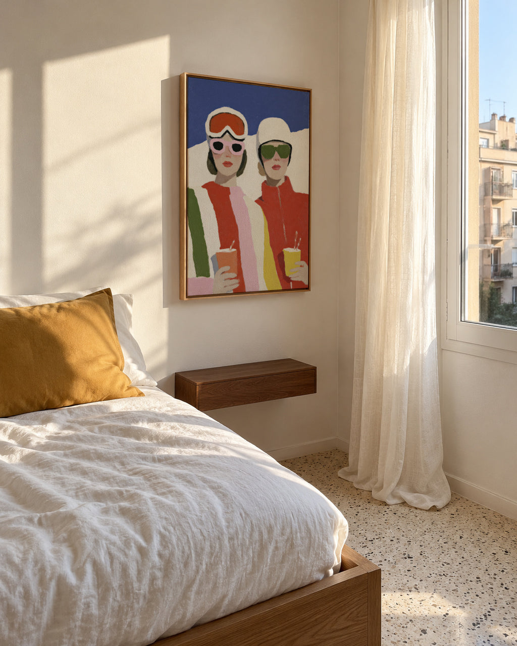 Après Ski - Framed canvas in an interior