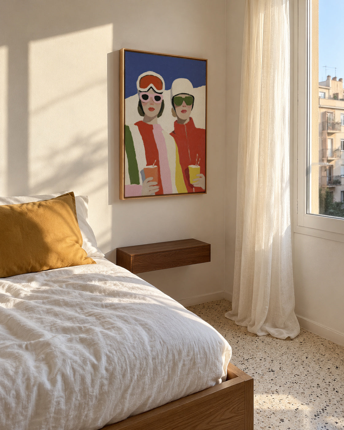 Après Ski - Framed canvas in an interior