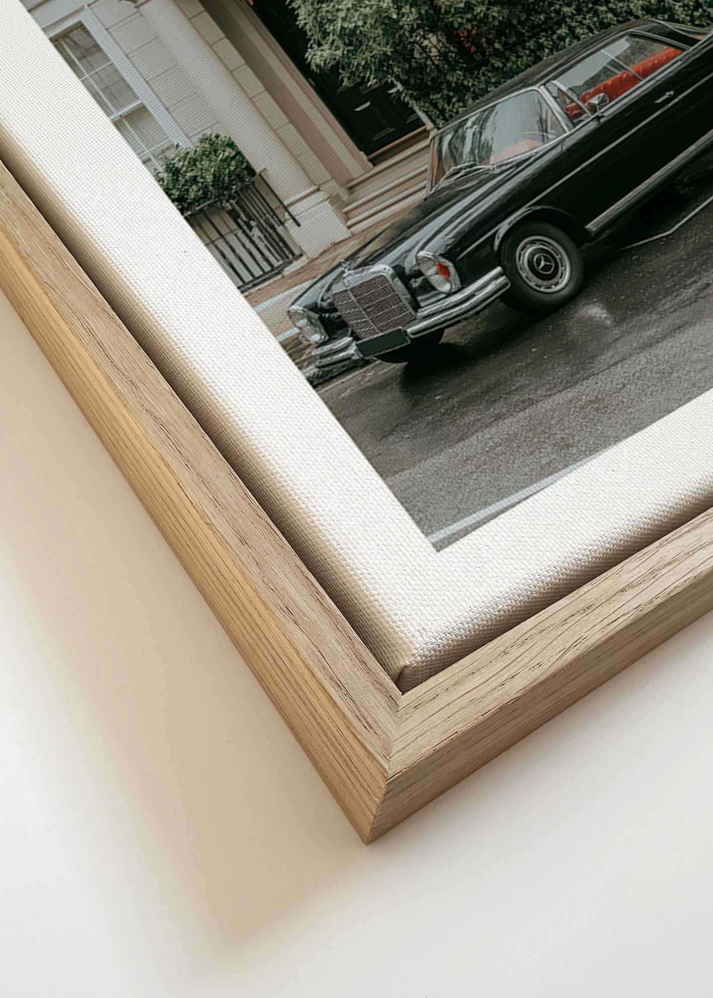 Street photograph of a classic car