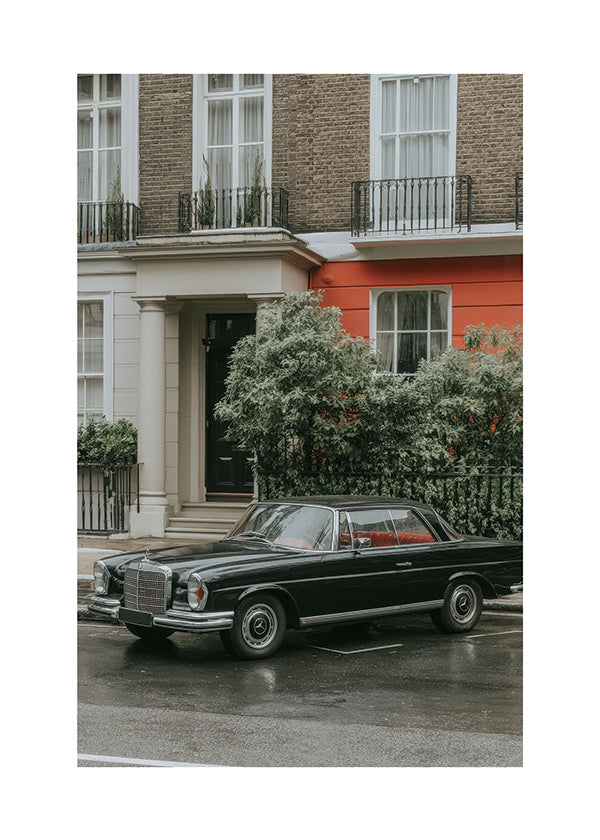 Street photograph of a classic car