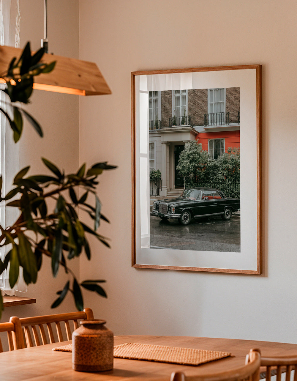 Street photograph of a classic car