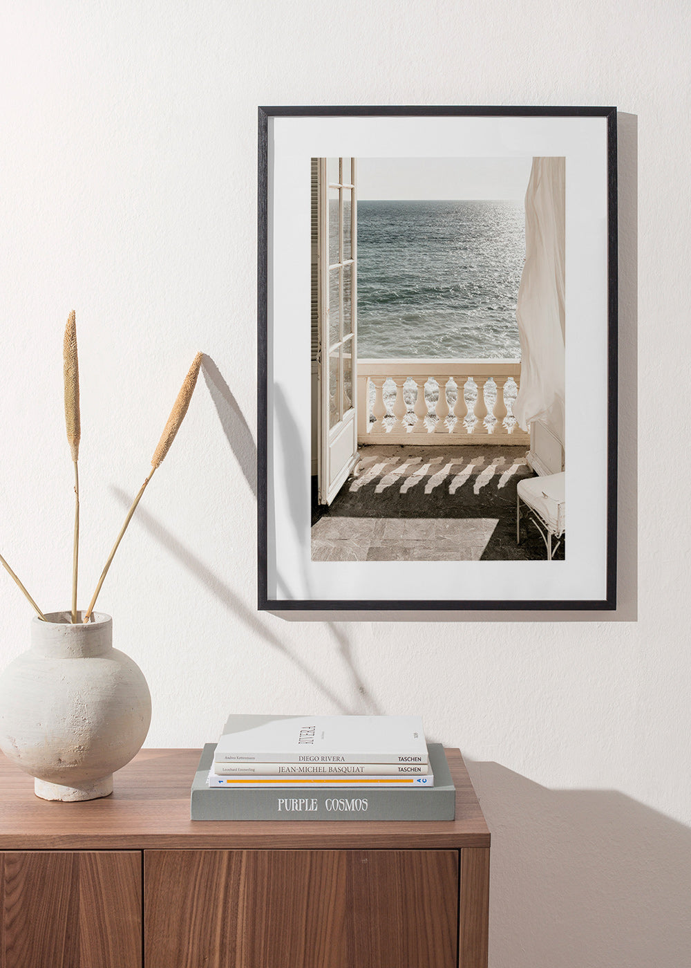 Landscape art: balcony sea view