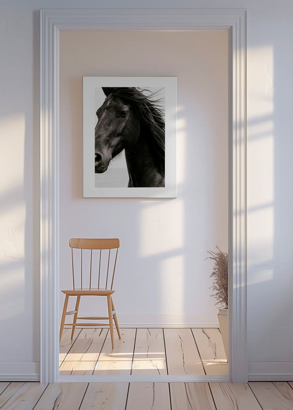 Horse portrait photograph