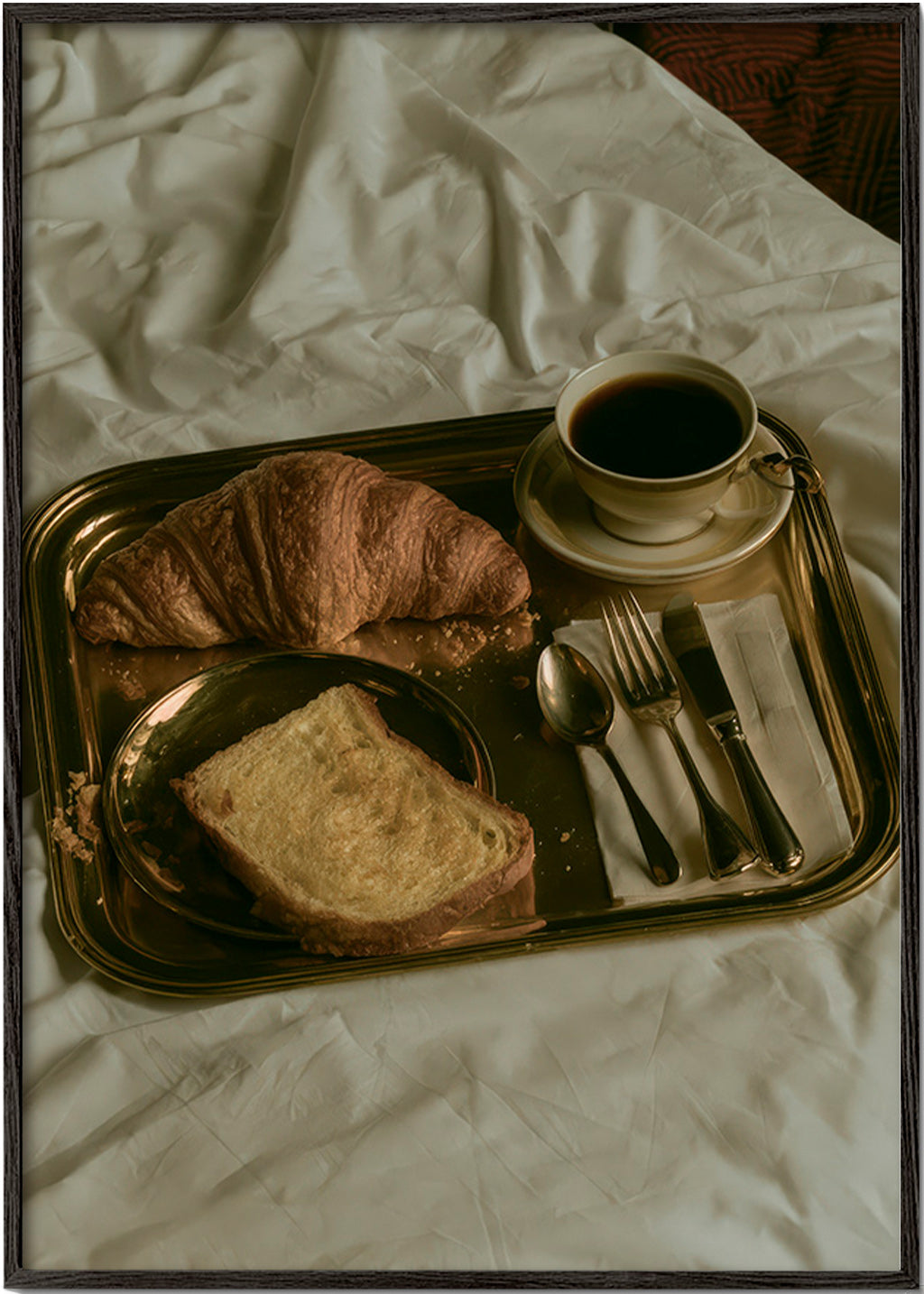 Kitchen art: breakfast on a tray