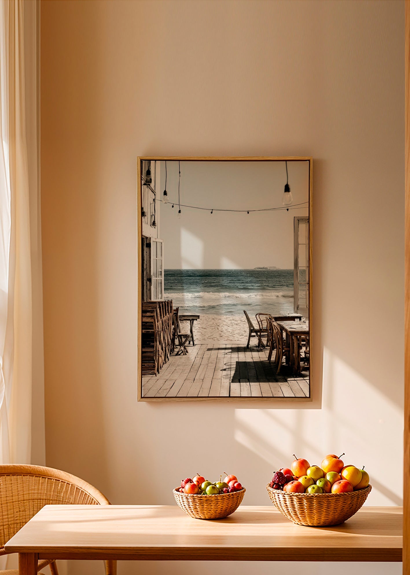 Landscape print open terrace