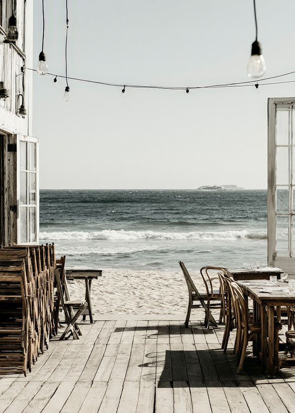 Landscape print open terrace