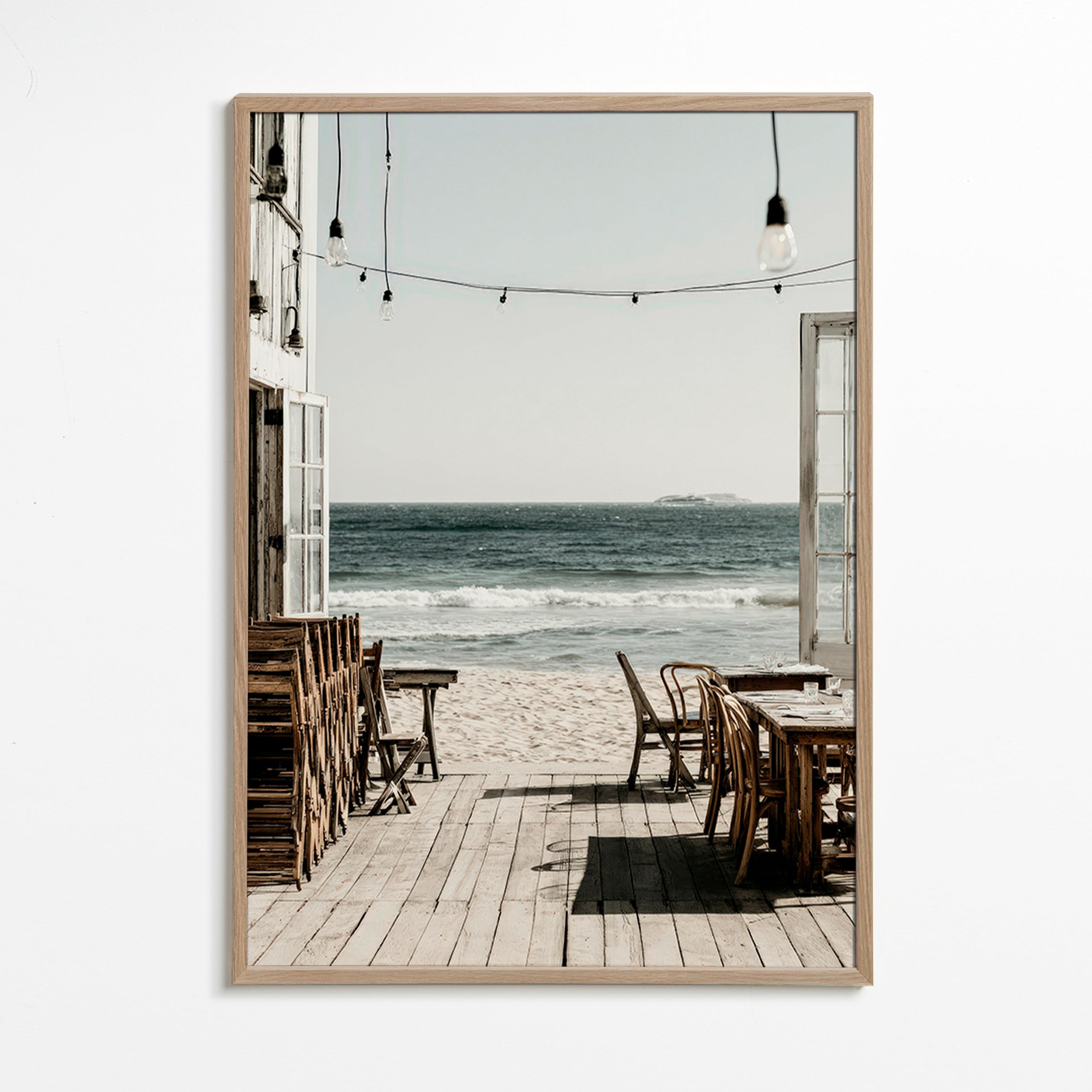 Landscape print open terrace