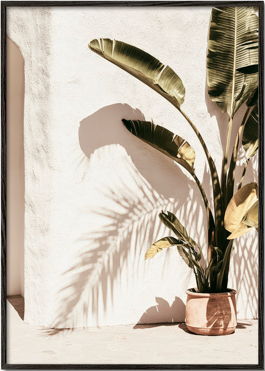 Botanical print: potted palm