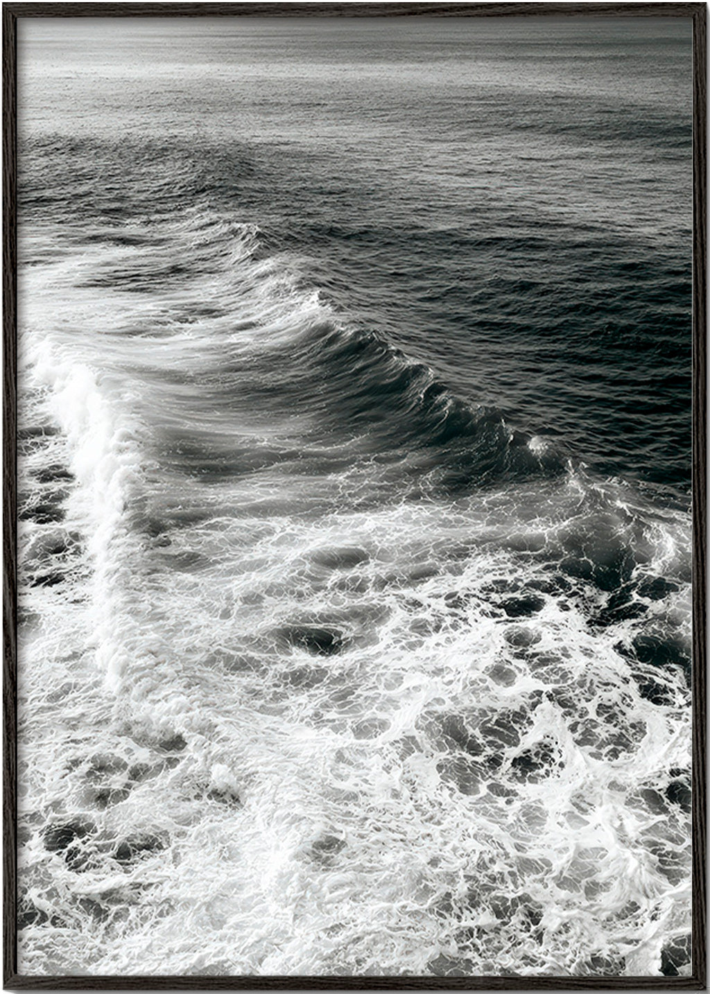 Photograph of ocean wake
