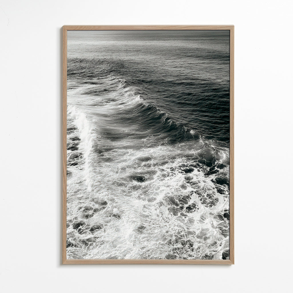 Photograph of ocean wake