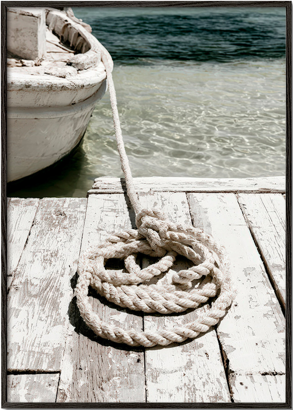 Photograph of dock rope composition