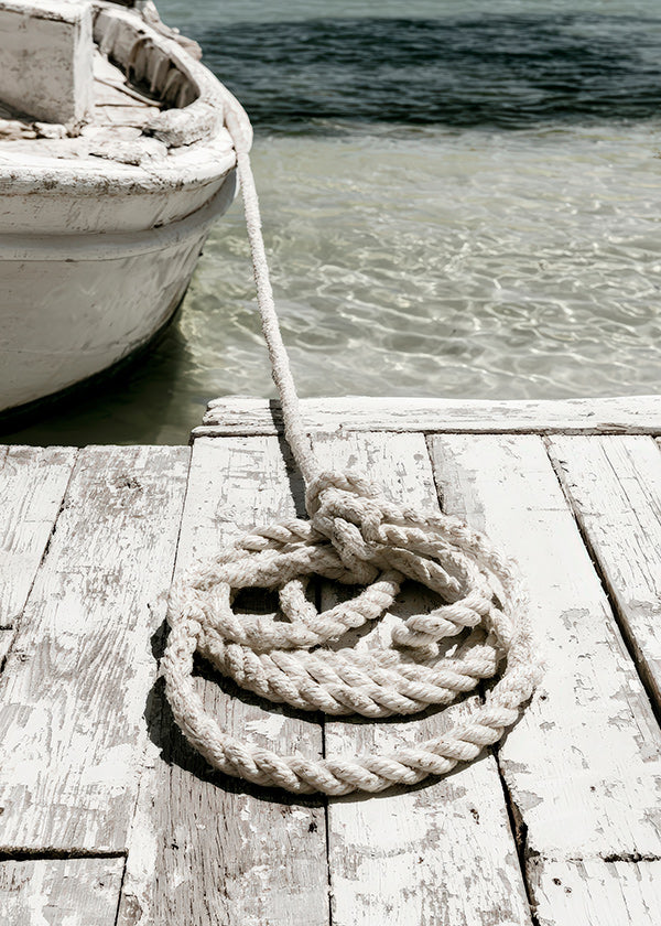 Photograph of dock rope composition