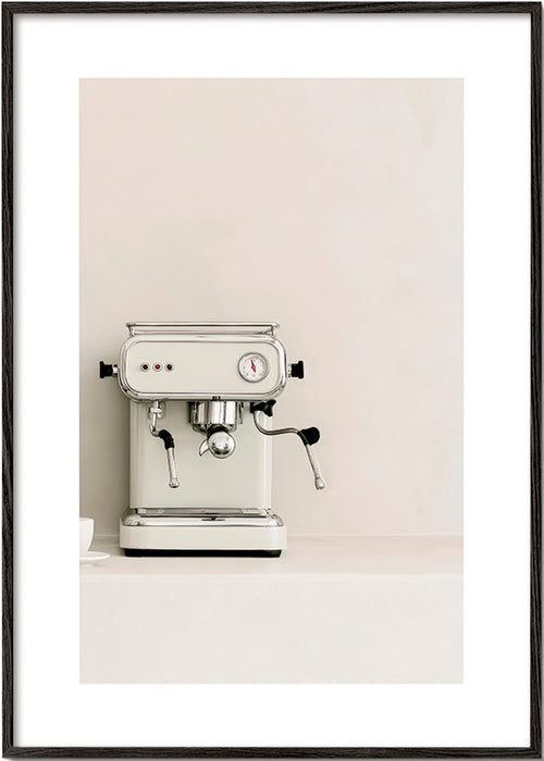 Kitchen art Espresso machine in cream