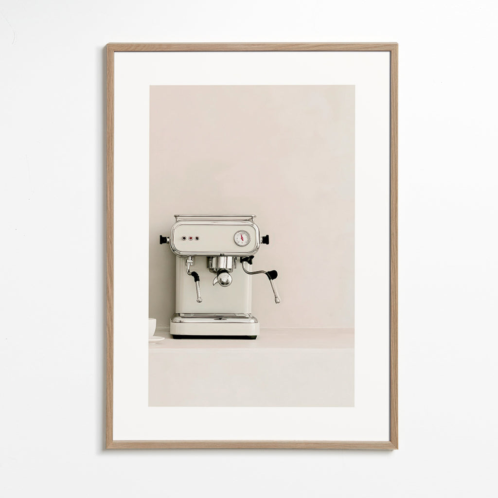 Kitchen art Espresso machine in cream