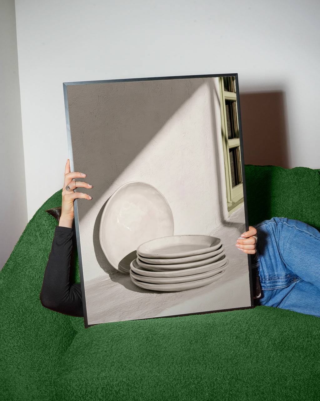 White Ceramics - Framed poster detail