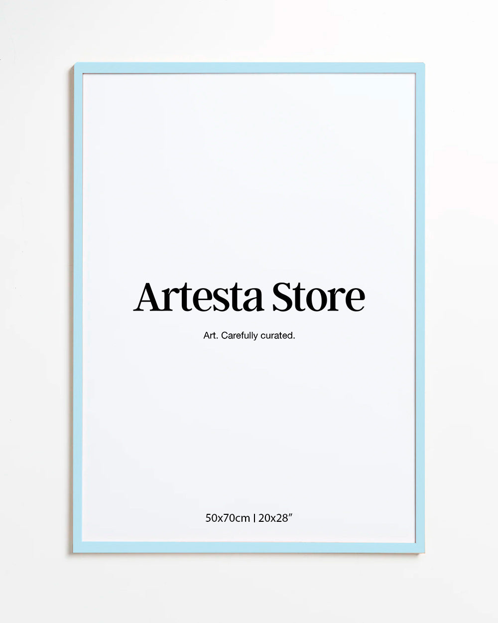 Frame pastel blue 50x70