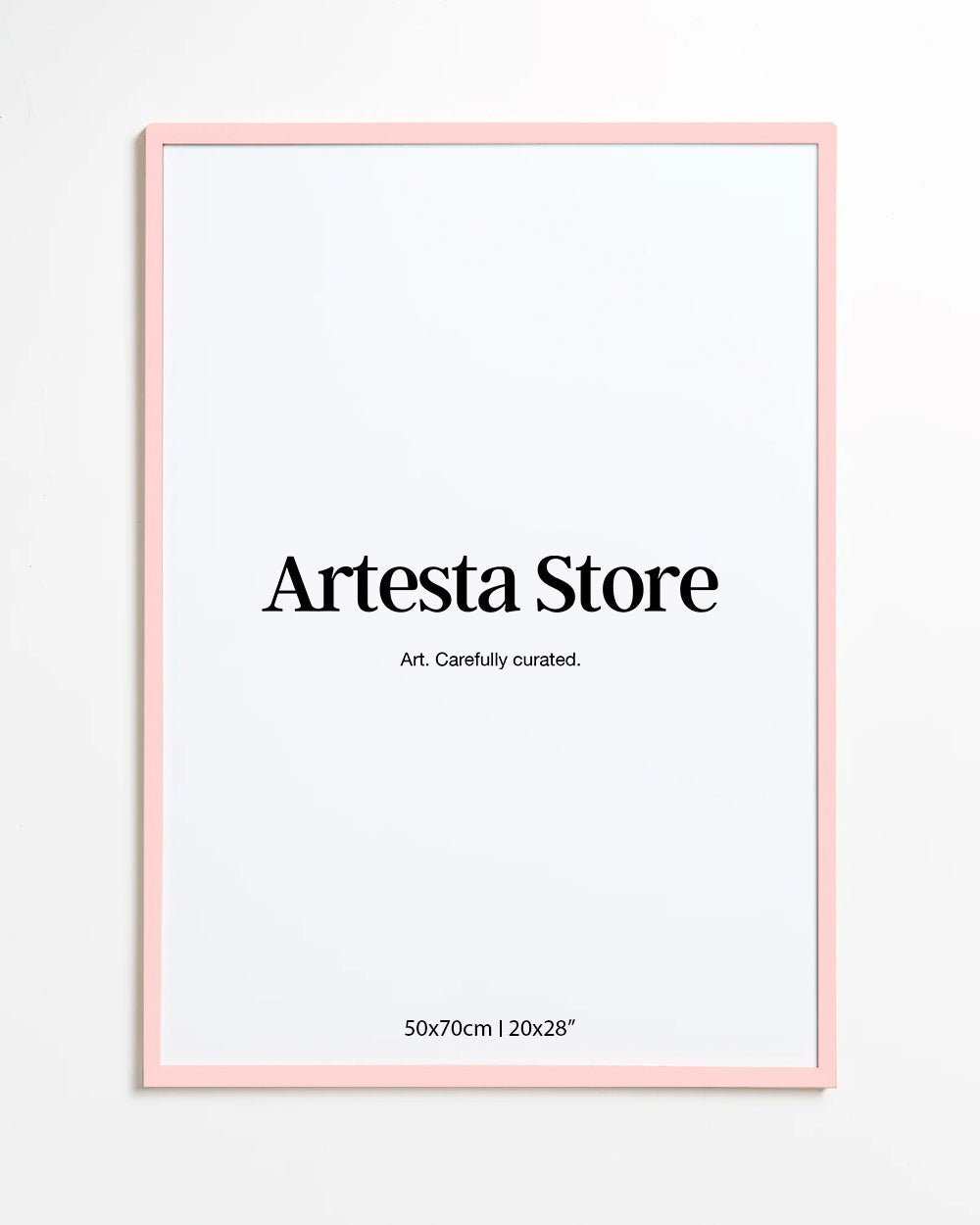 Frame pastel pink 50x70