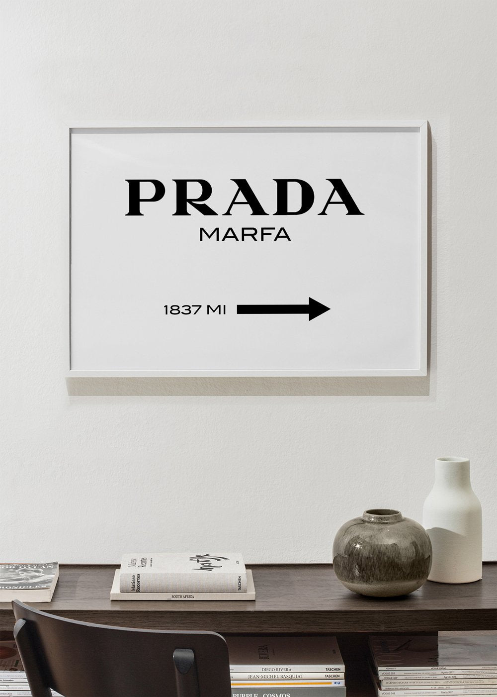 Prada hot Marfa sign wall Art