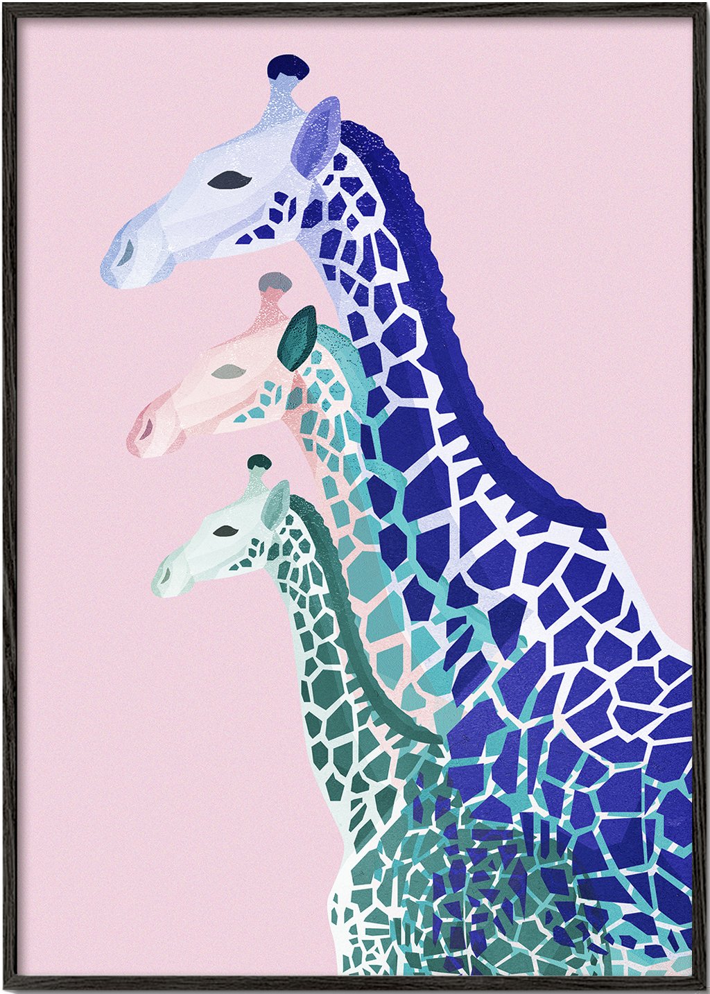 Giraffes in pink