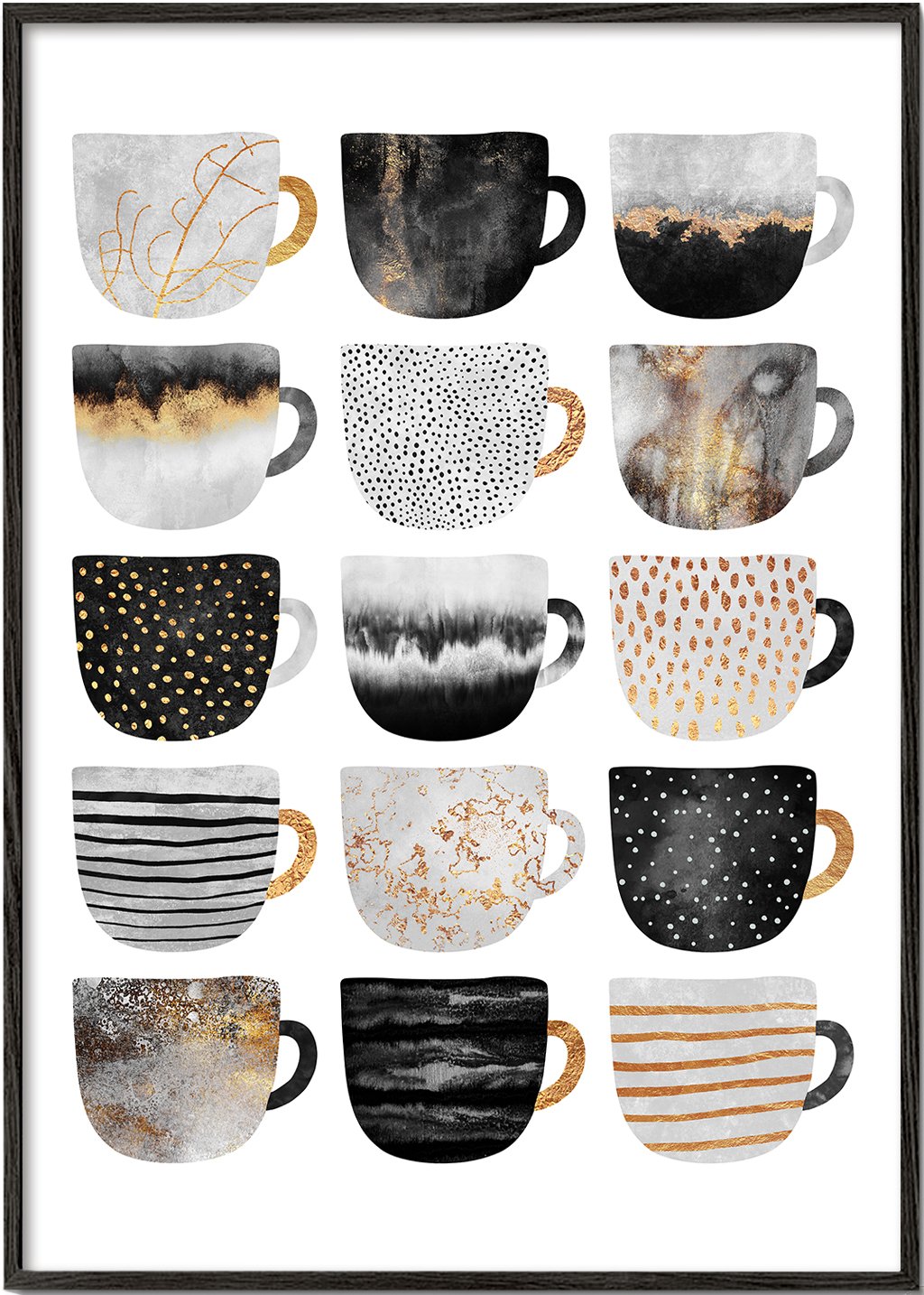 Pretty coffee cups