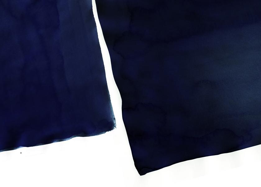 Minimal navy blue abstract 01