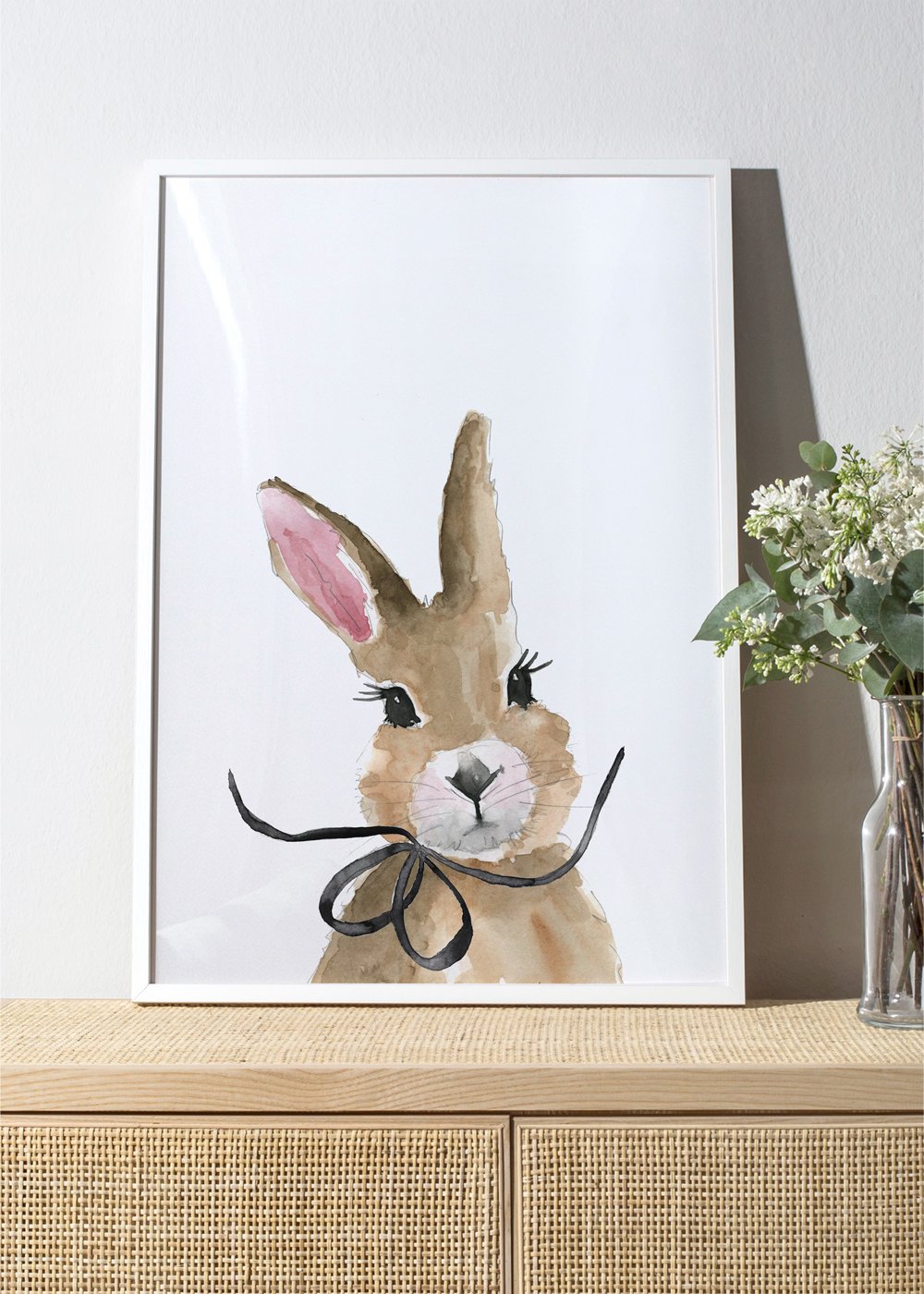 Bunny with bow