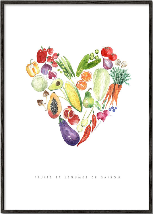 Veggie heart