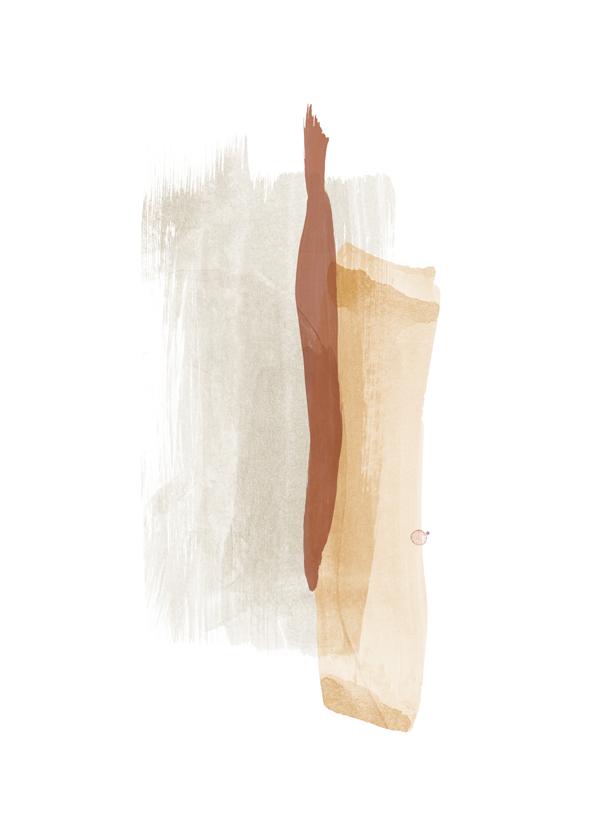 Brush strokes N 5 Warm colors