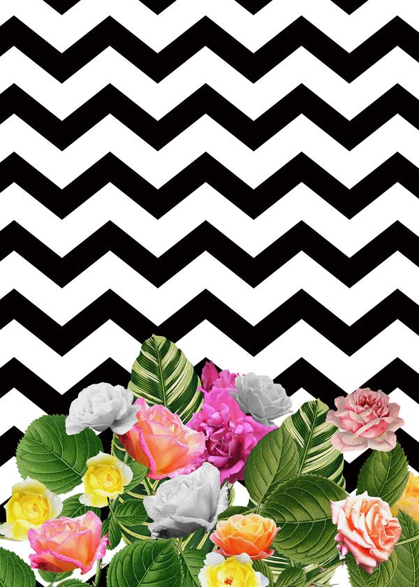 Chevron Floral