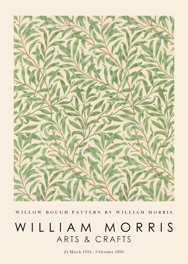 Willow Bough Pattern by William Morris Exhibition