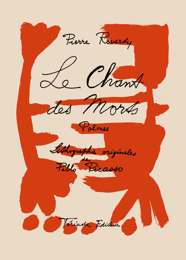 Picasso Le Chant des Morts Gallery Exhibition Poster